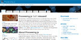 Processing.jsサイト